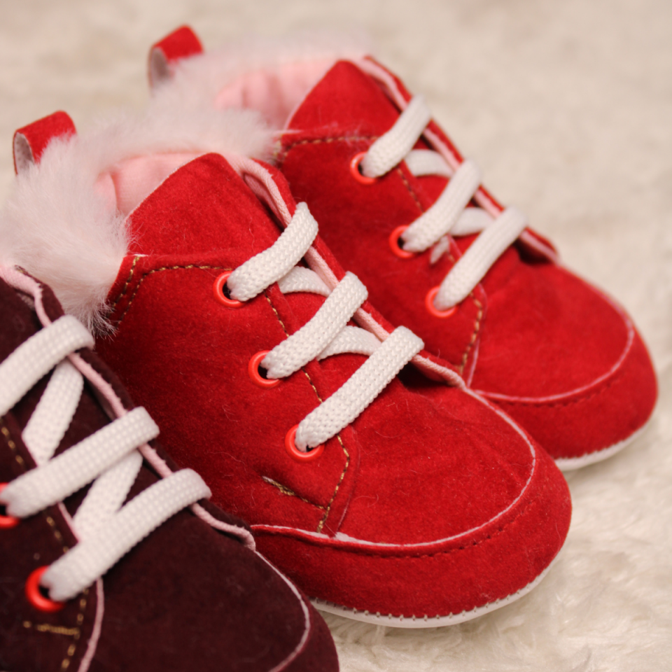 Kız Bebek Bağcıklı Ayakkabı